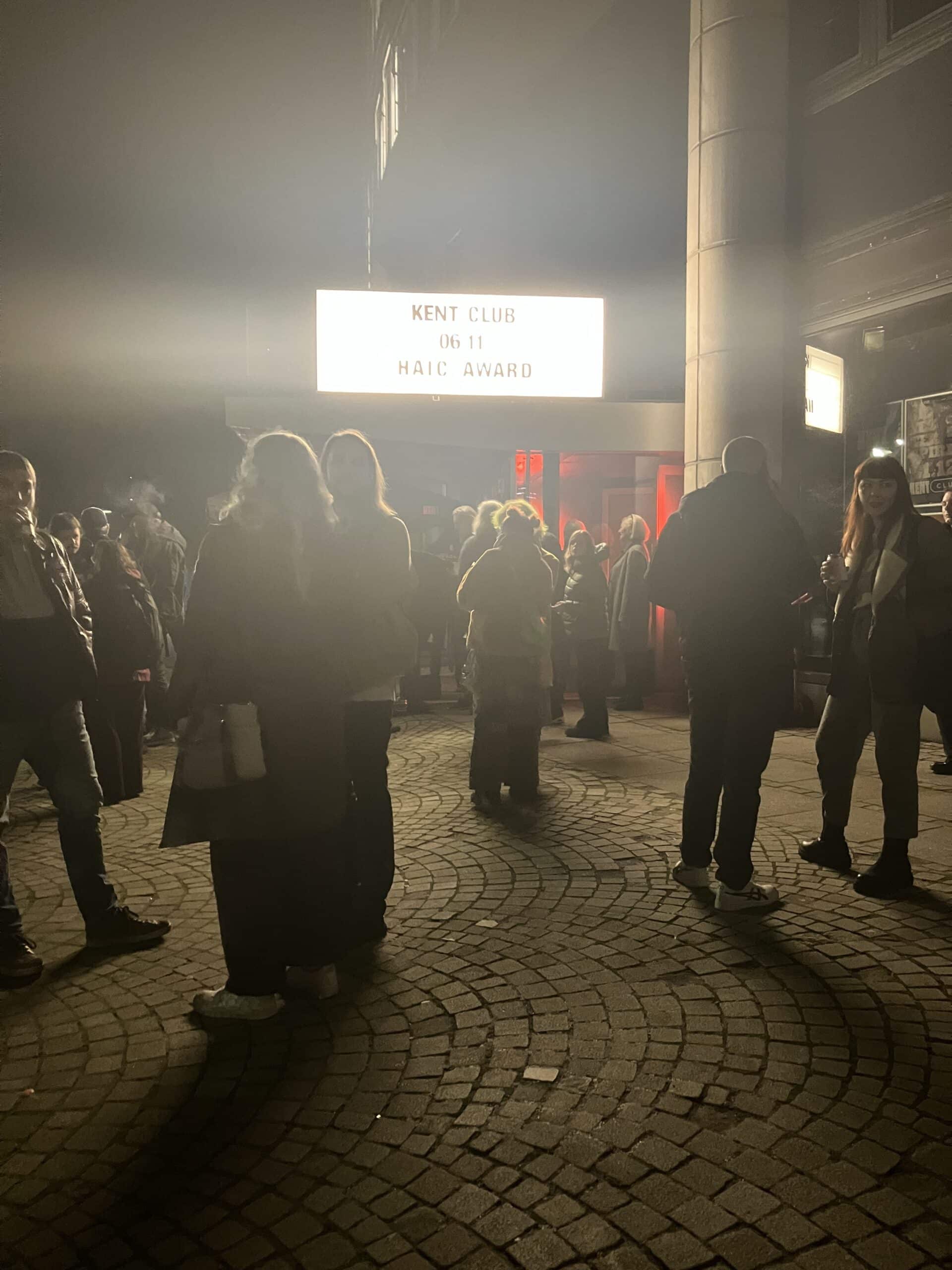 Eingang Kent Club – HAIC Awards 2025