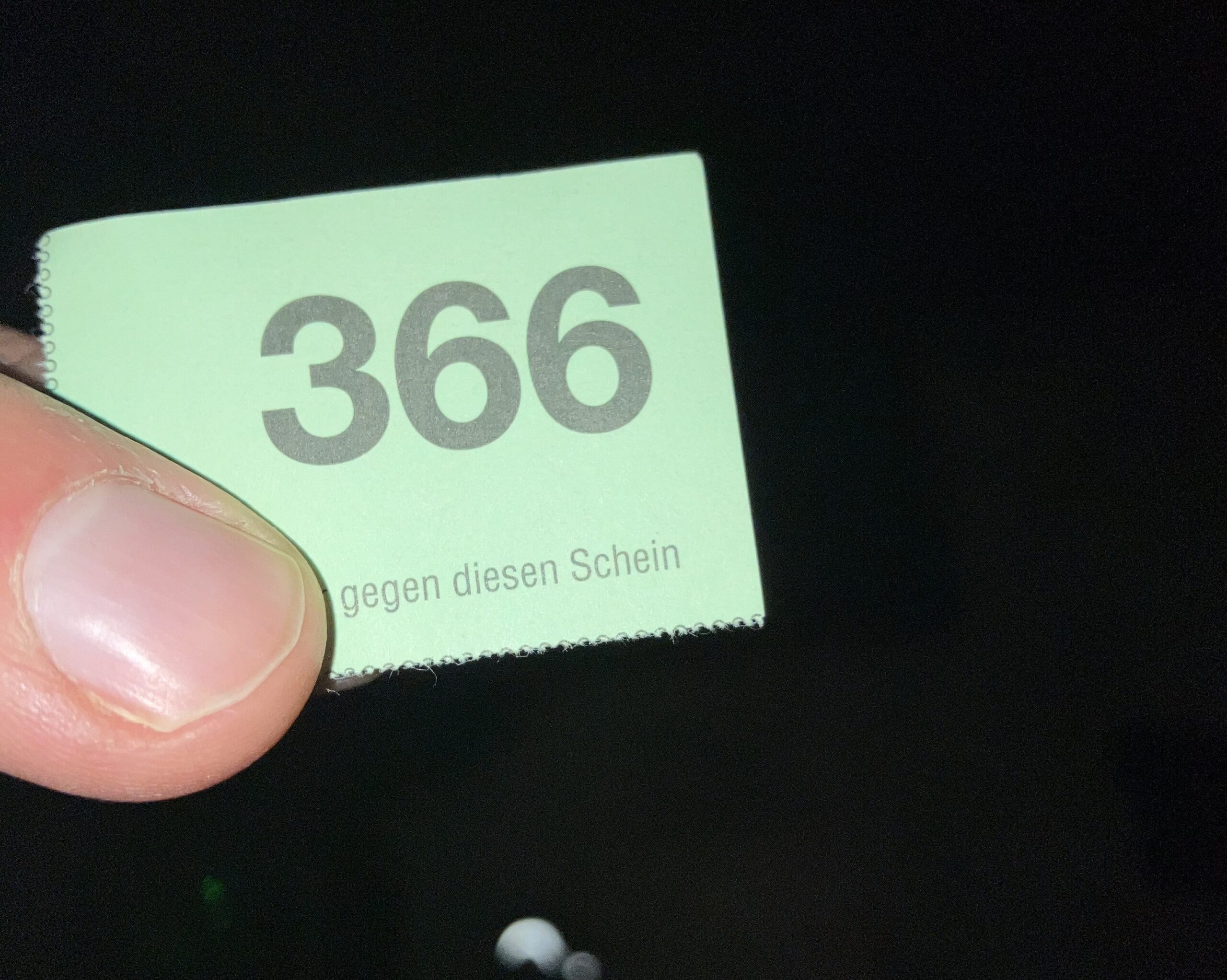 Garderobenticket gegen diesen Schein – HAIC Awards 2025